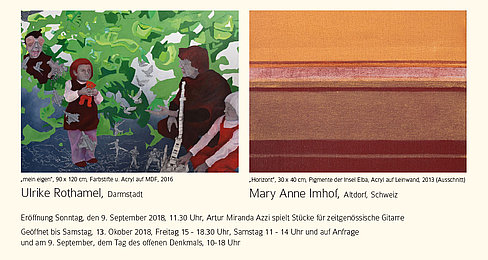 Mary Anne Imhof, Ulrike Rothamel Einladung