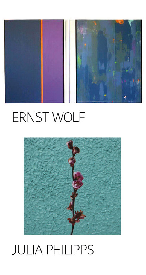 Julia Philipps, Ernst Wolf, Malerei, neue Arbeiten