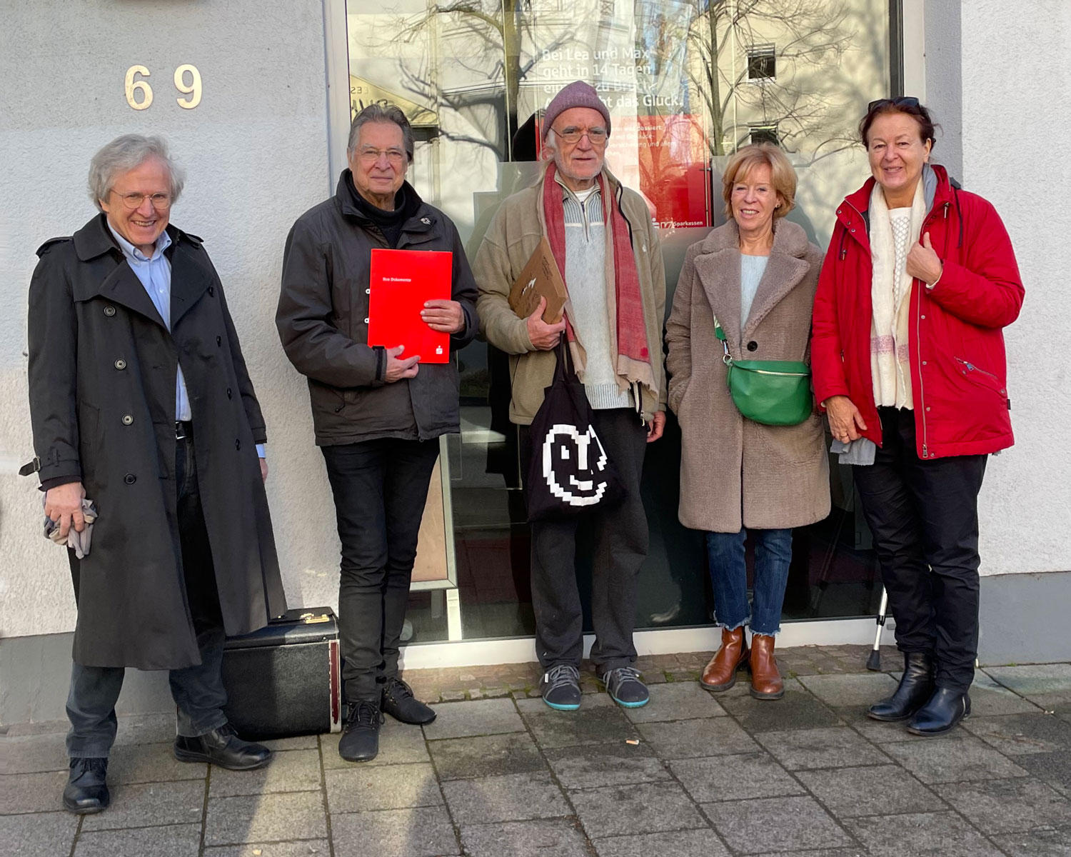 Vorstand der Vahle Stiftung, von links: Dr. Gerhard Freiling (Notar), Wolfgang Schneider, Prof. Dr. Fredrik Vahle, Sabine Brockhaus, Dr. Christiane Klein
